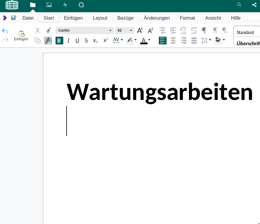 Wartung des TUCcloud Online-Office am 22.08.